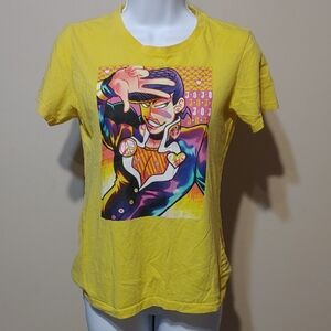 JoJo Bizarre Adventure Yellow Graphic T-Shirt